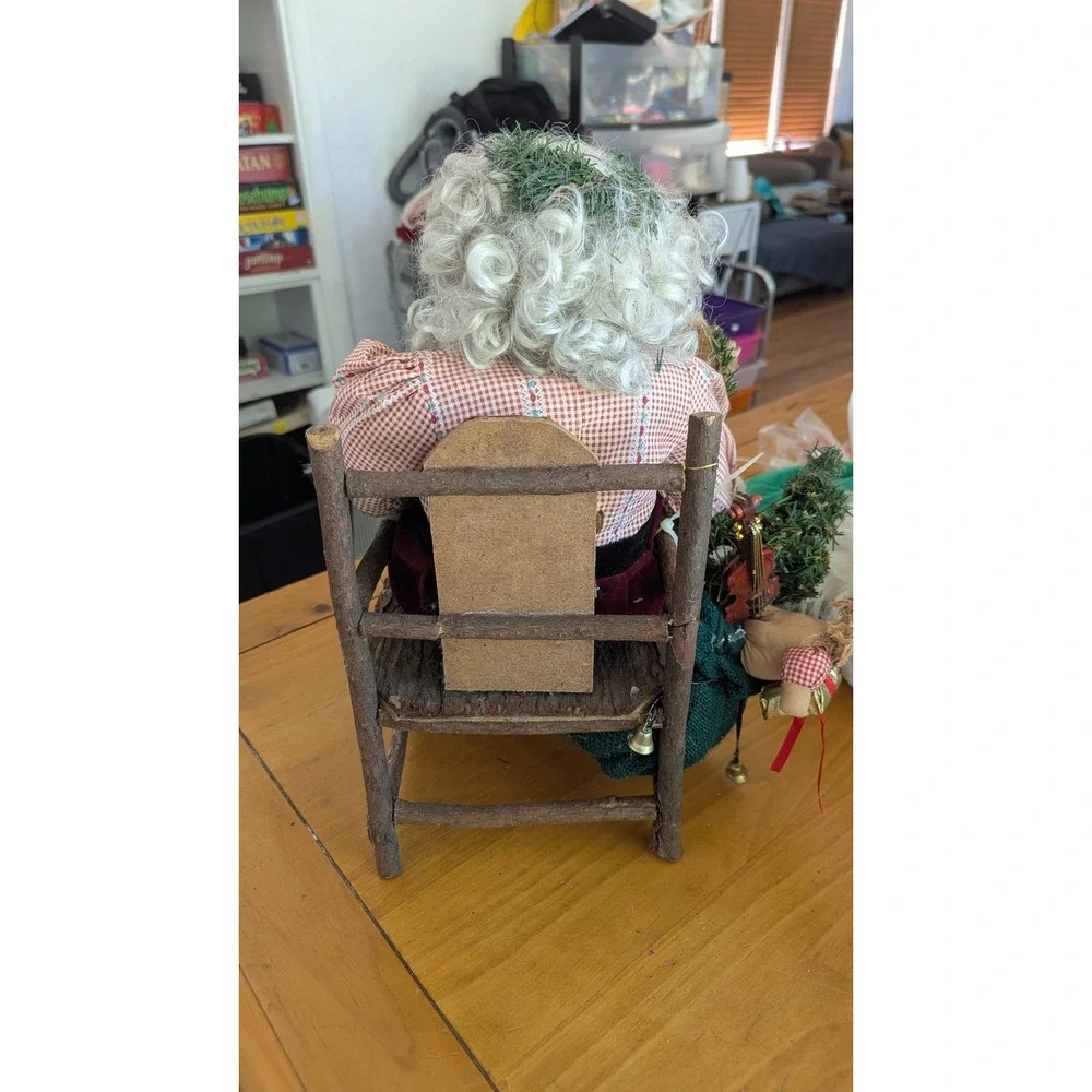 Vintage Figments of Folklore Collection Santa Claus Twig Chair